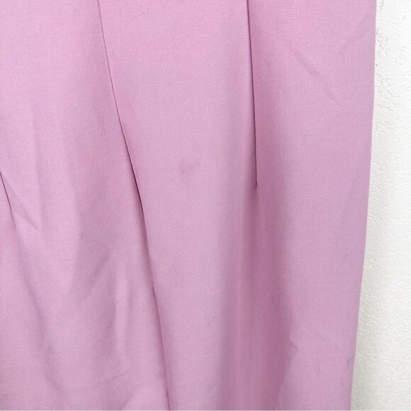 Cinq A Sept Pink Silk One Shoulder Trenton Midi Slit Dress Size 4 - Picture 8 of 9
